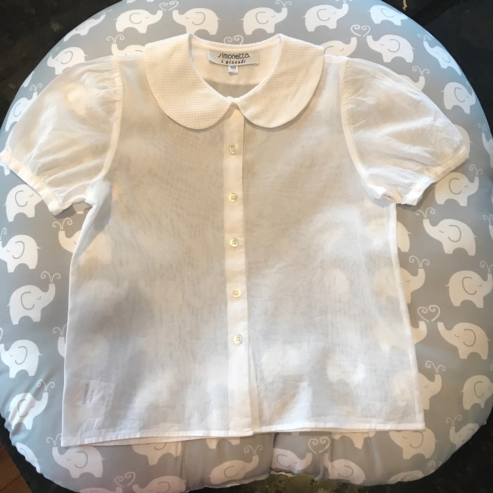 Simonetta sheer blouse